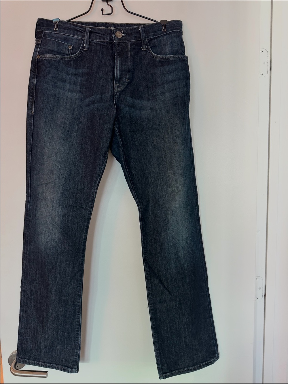 Mavi Men's Mid-Rise Straight Matt Jeans